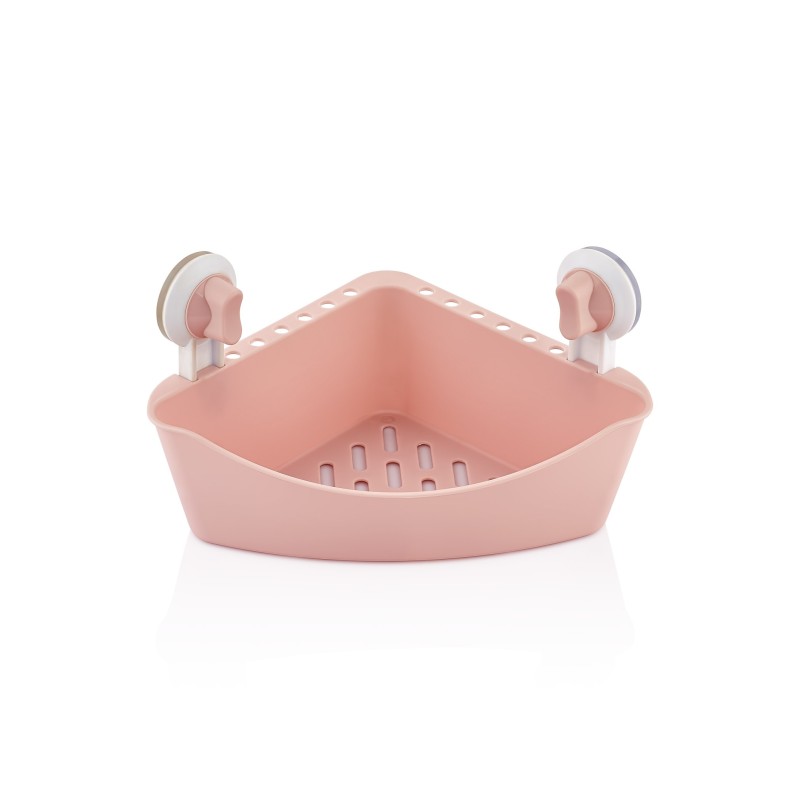 Suport/organizator din plastic, cu ventuze, 28 x 20 x 8 cm, Qlux L00679 (diverse... thumbnail 4