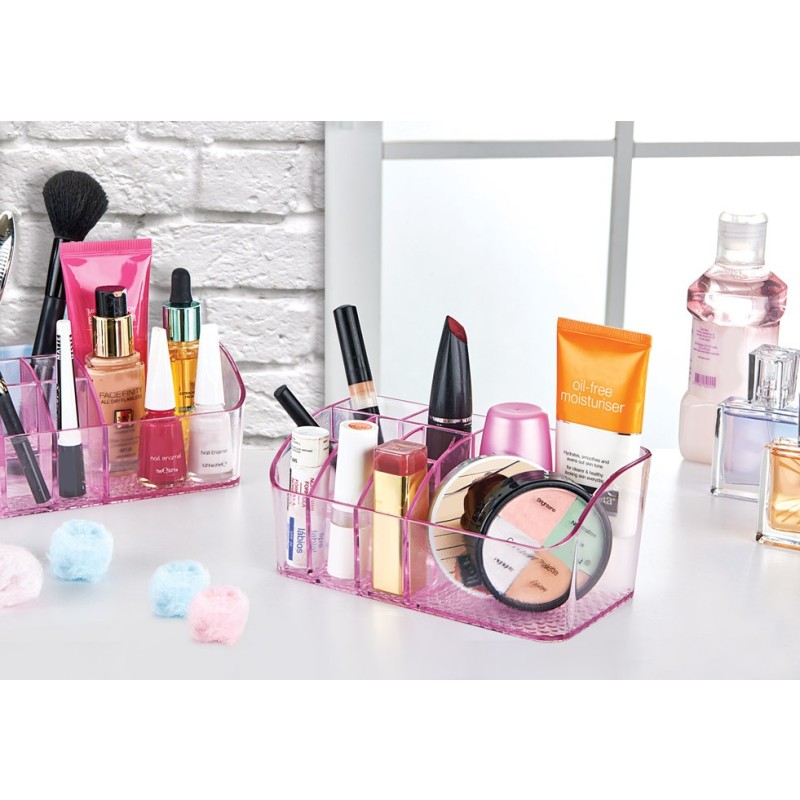 Suport/organizator pentru produse cosmetice, din plastic, 17.50 x 9 x 14.50 cm,... thumbnail 2