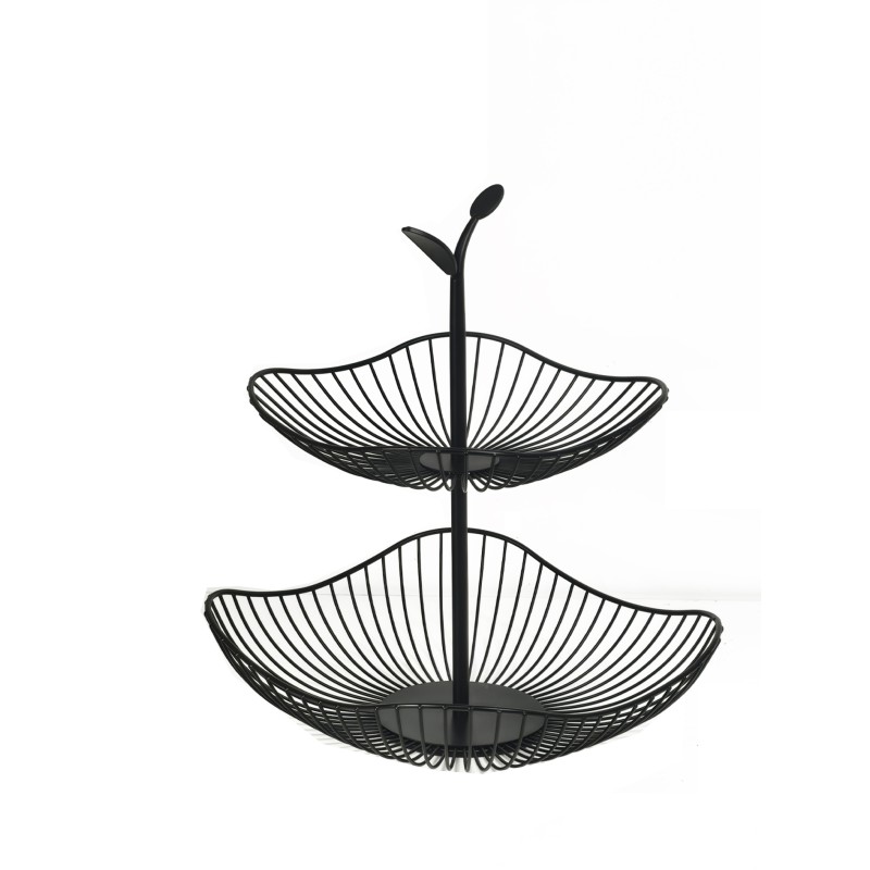 Stand for prajituri or fructe, Metal, with doua nivele, 33 x 28 x 33 cm, Grunberg GR3247