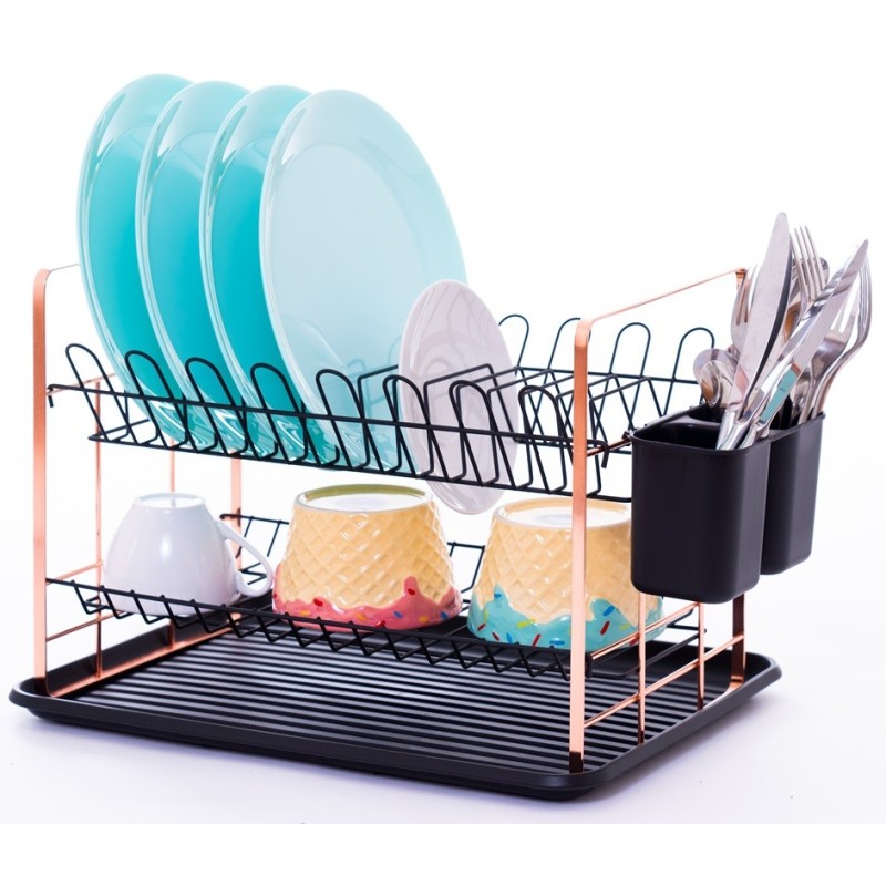 Stand vase, cromat finisaj mat, with tray Plastic and stand cutlery, 48x32x29 cm, Grunberg GR3232 thumbnail 12
