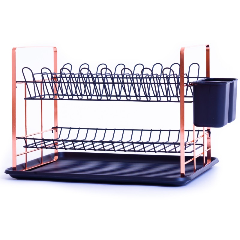 Stand vase, cromat finisaj mat, with tray Plastic and stand cutlery, 48x32x29 cm, Grunberg GR3232 thumbnail 4