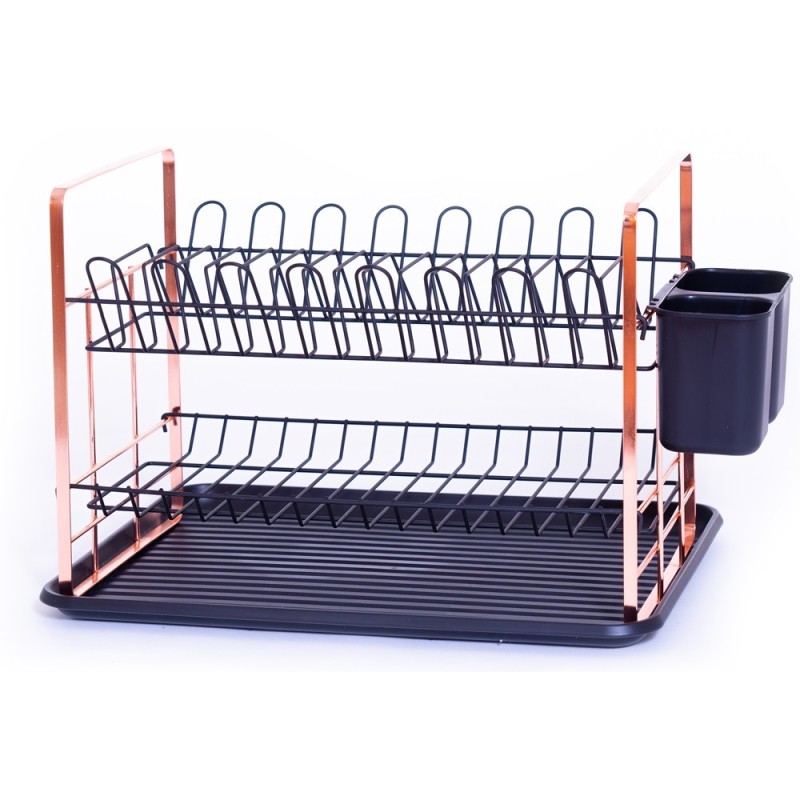 Stand vase, cromat finisaj mat, with tray Plastic and stand cutlery, 48x32x29 cm, Grunberg GR3232 thumbnail 6