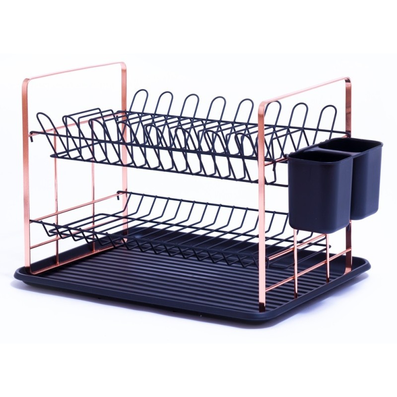 Stand vase, cromat finisaj mat, with tray Plastic and stand cutlery, 48x32x29 cm, Grunberg GR3232 thumbnail 7