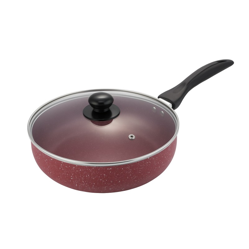 Tigaie din aluminiu cu interior marmorat, 28 cm, Grunberg BB28