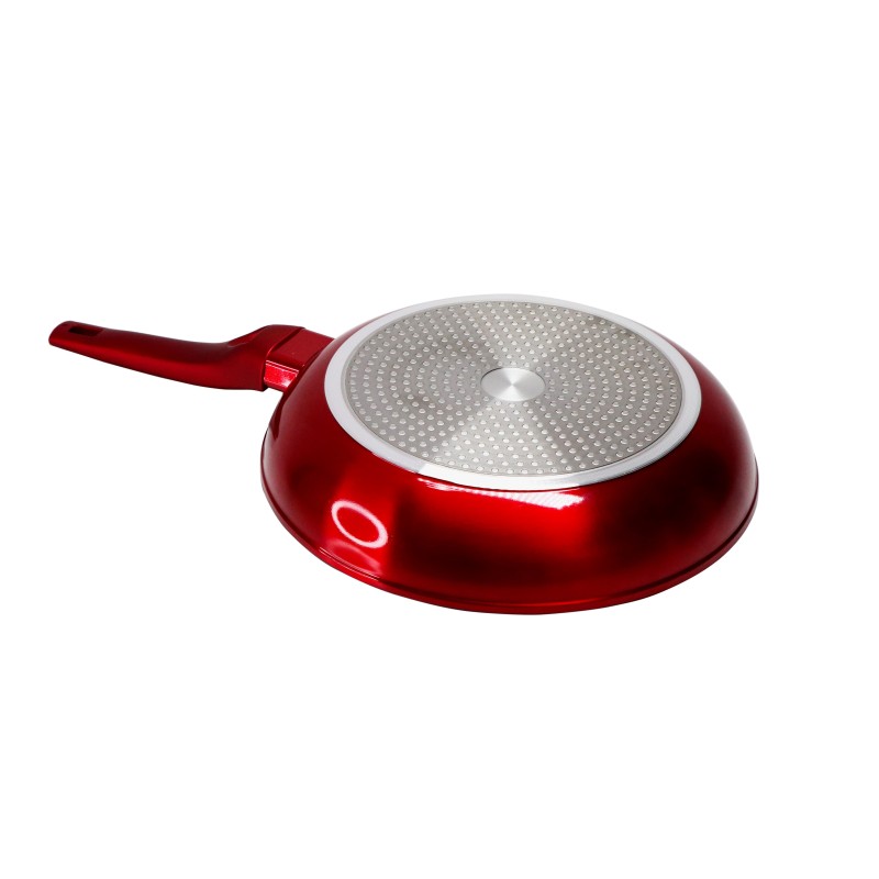 Frying Pan Aluminum turnat, interior marmorat non-stick, metal base for stove with induction, 24 cm, Grunberg GR3324 thumbnail 2