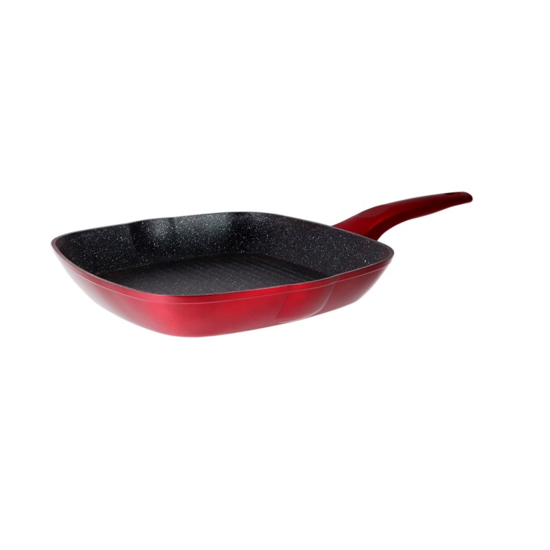 Tigaie grill din aluminiu turnat, 28x28 cm, Grunberg GR4328