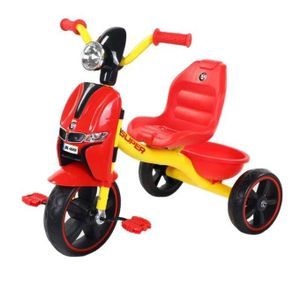 Tricicleta pentru copii Retro, stil scuter, Splendor TC1688 (roșu)