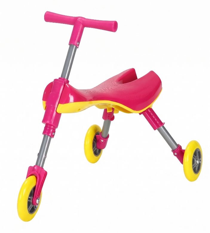 Tricicleta pliabila Scuttle Bug pentru copii, Splendor JP10 (roz)