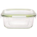 Dish Glass borosilicata, patrat, with lid Plastic and inchidere ermetica with silicon, 0.80l, Grunberg VY800SQ thumbnail 3