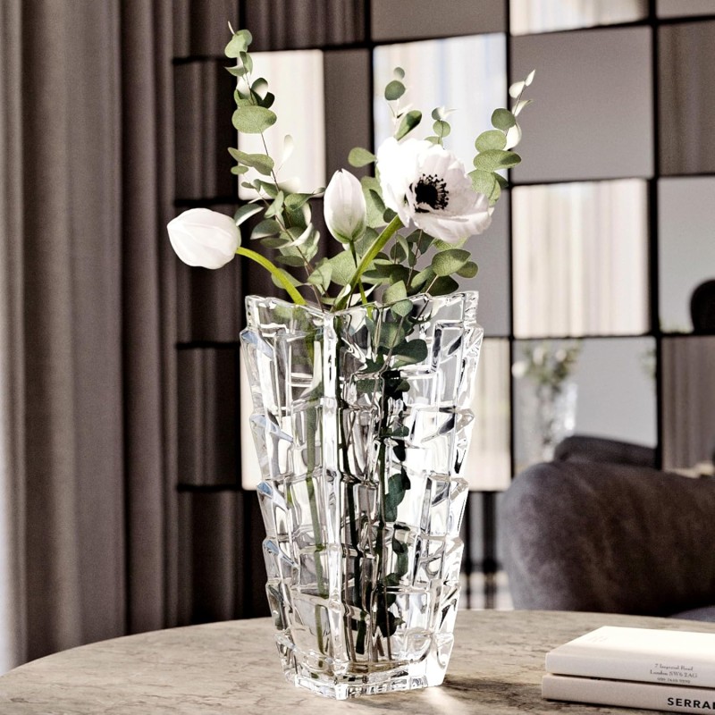 Vaza decorativa Glass, 12x25 cm, Grunberg BMV4025