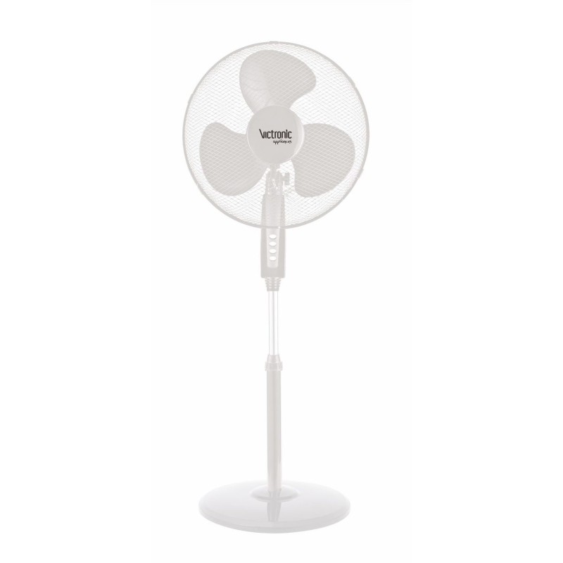 Fan pedestal, 40 cm, 3 speed settings, 40W Victronic SF1628 (white) - Victronic